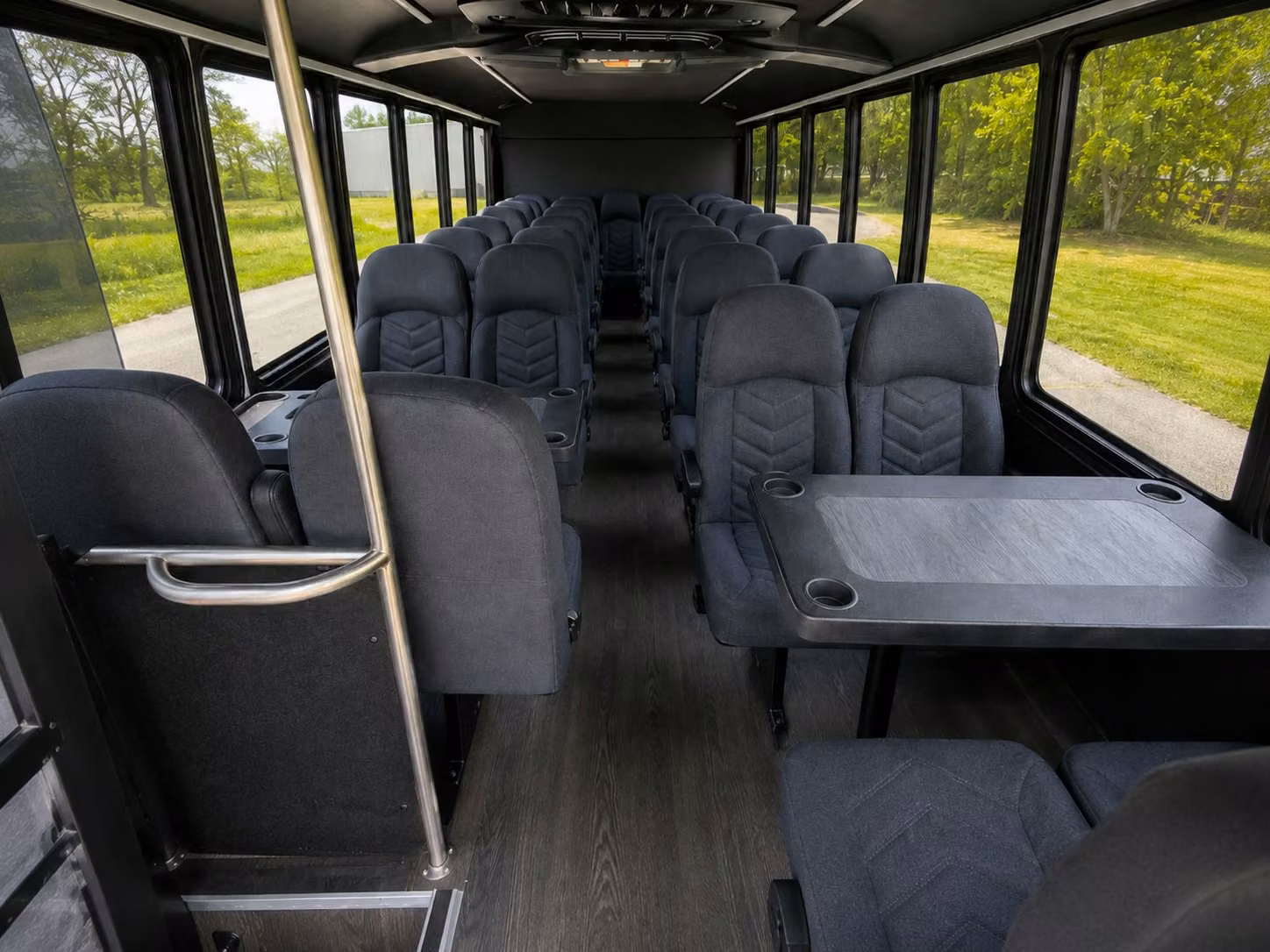 15 passenger minibus inside