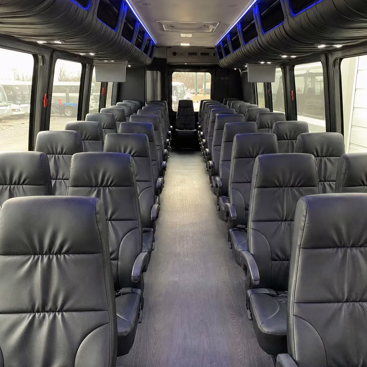 25 passenger minibus inside