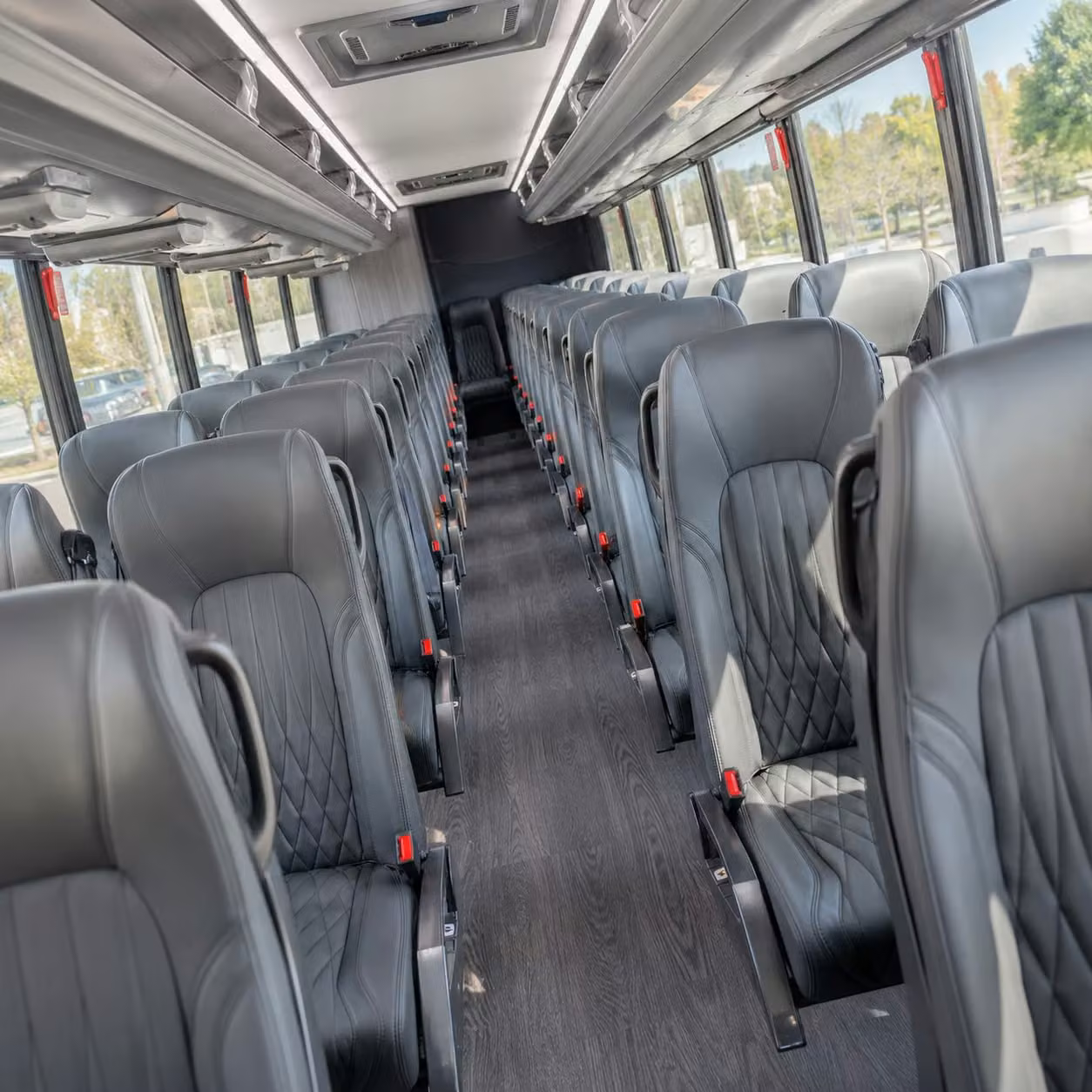 25 passenger minibus interior