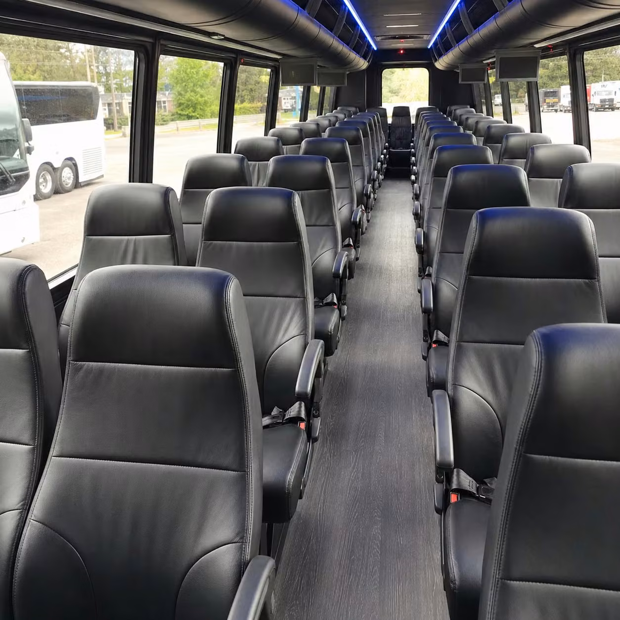 35 passenger minibus inside