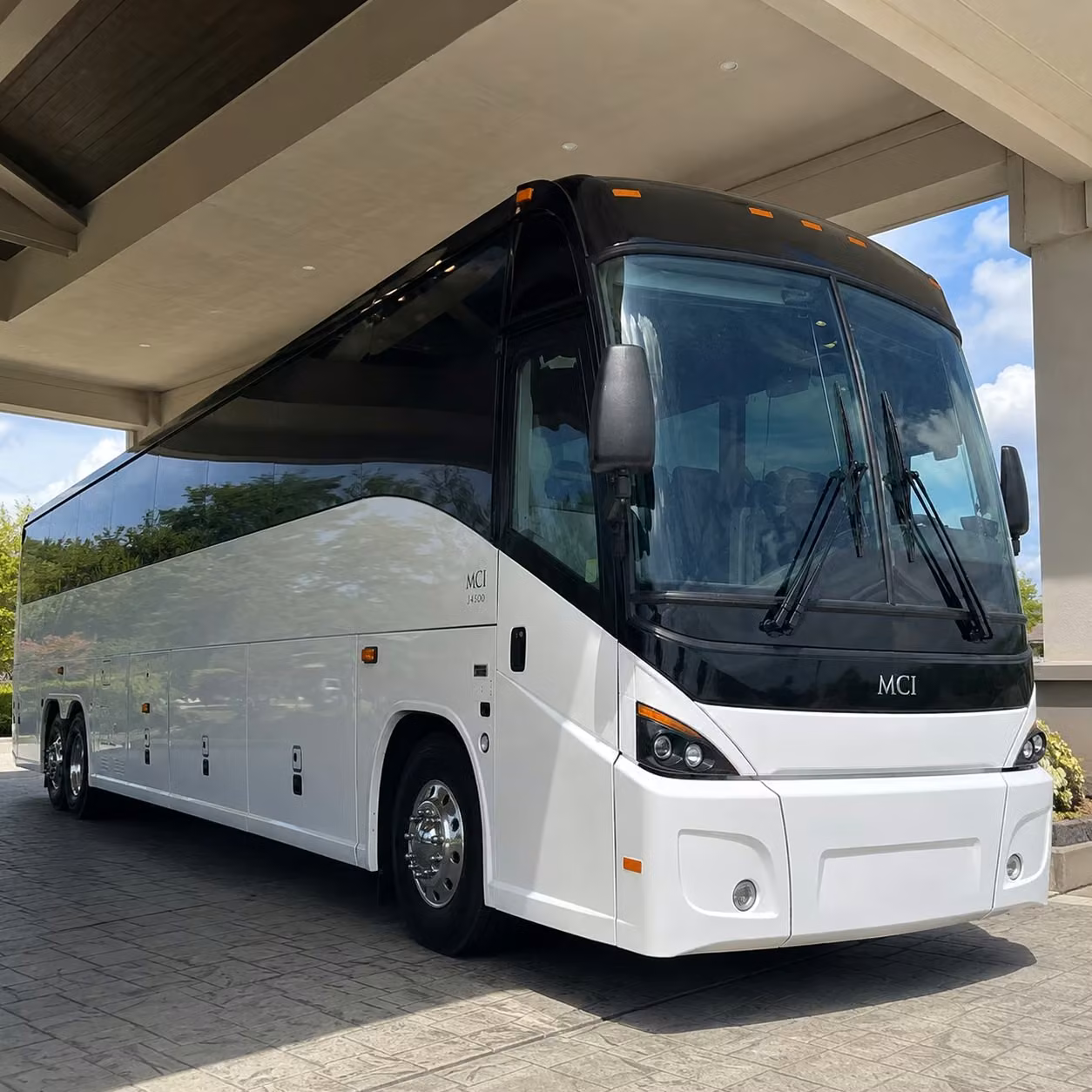 56 passenger charter bus