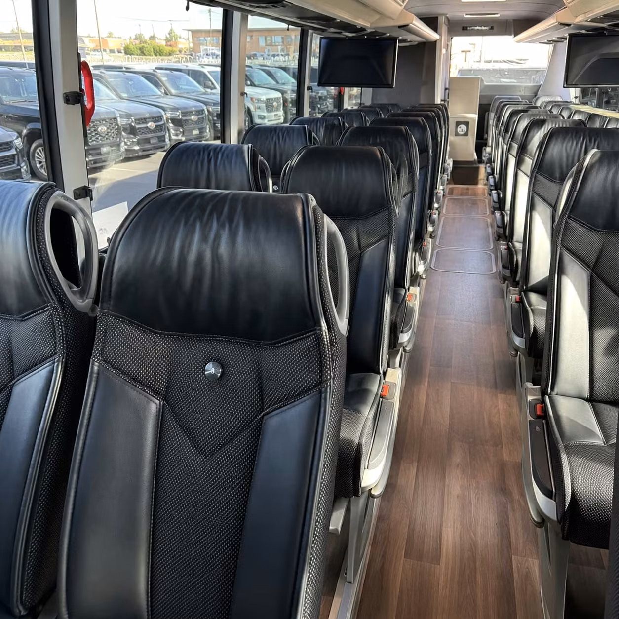 glendale charter bus interior gallery