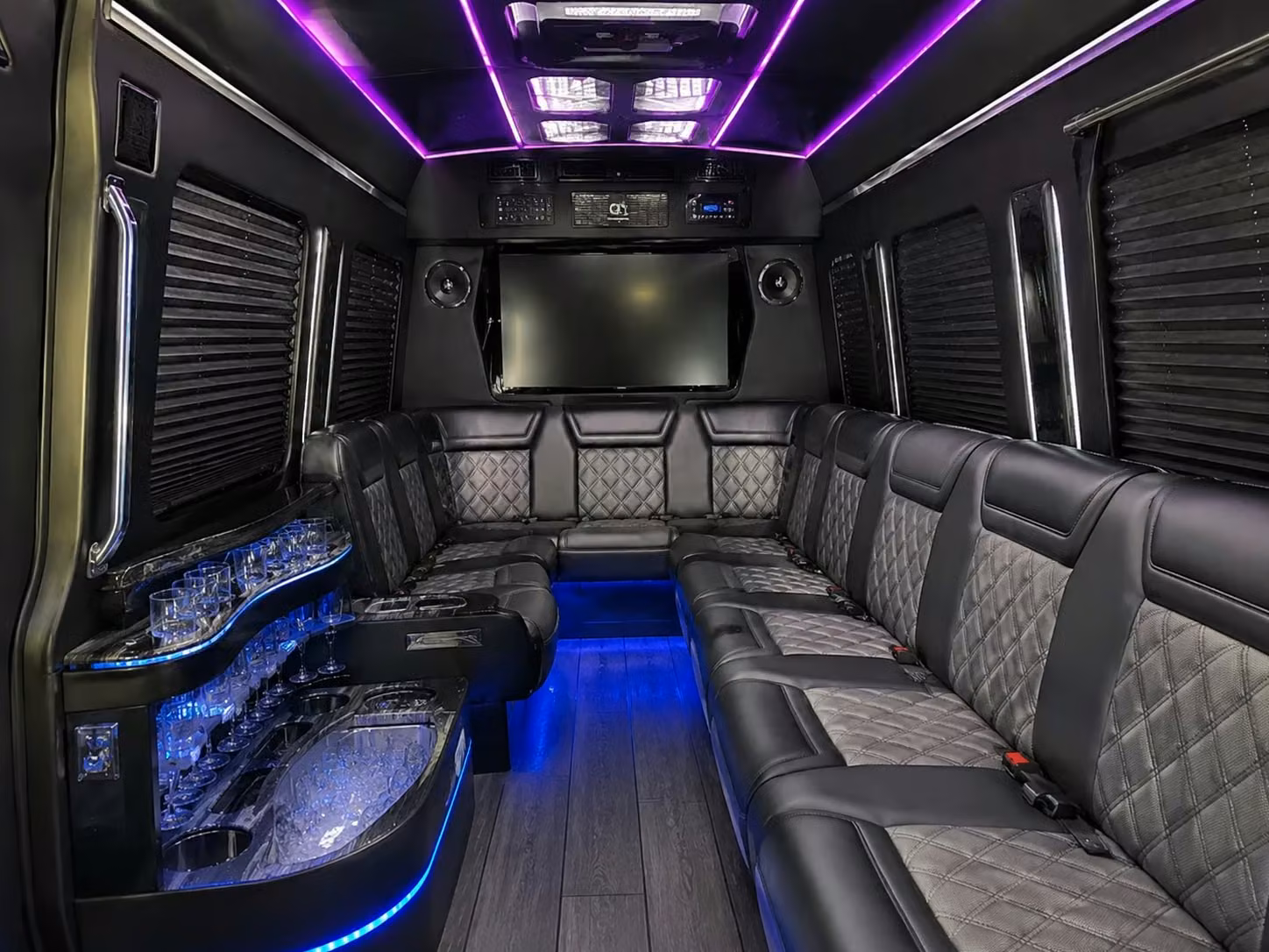 rehearsal dinner and day after brunch transportation in glendale